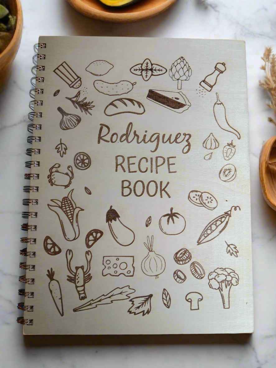 Personalized Wooden Cover Notebook