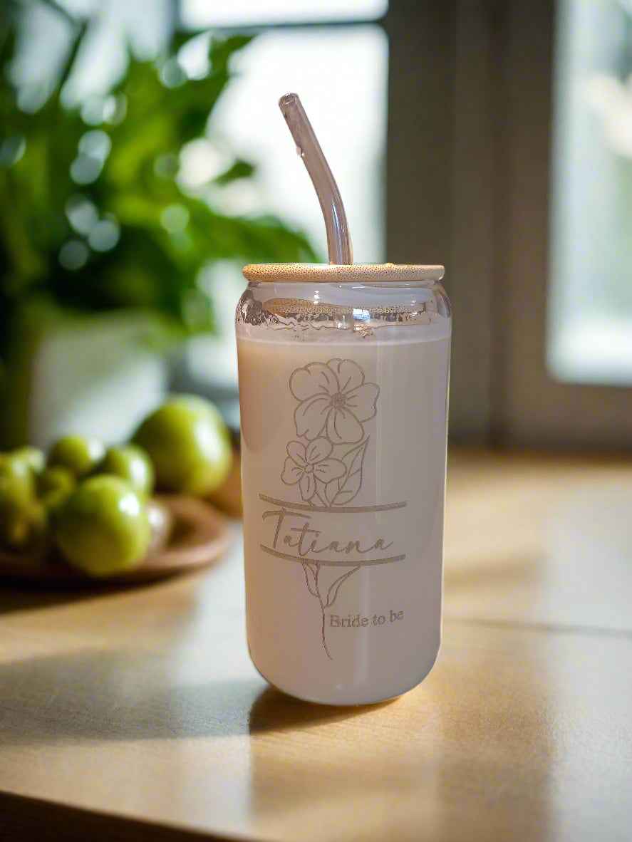 Personalized Glass Tumbler