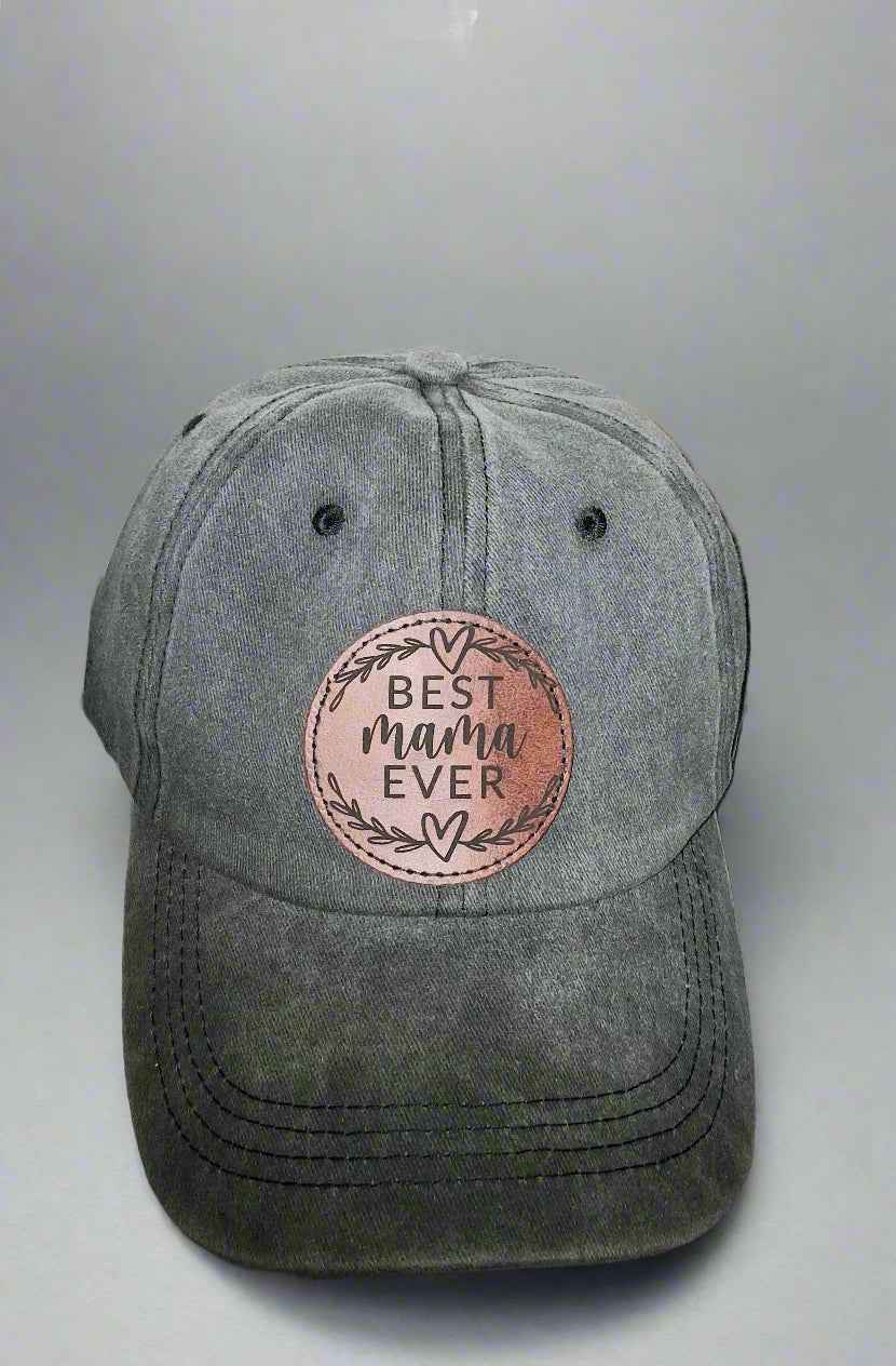 Custom Leather patch hats