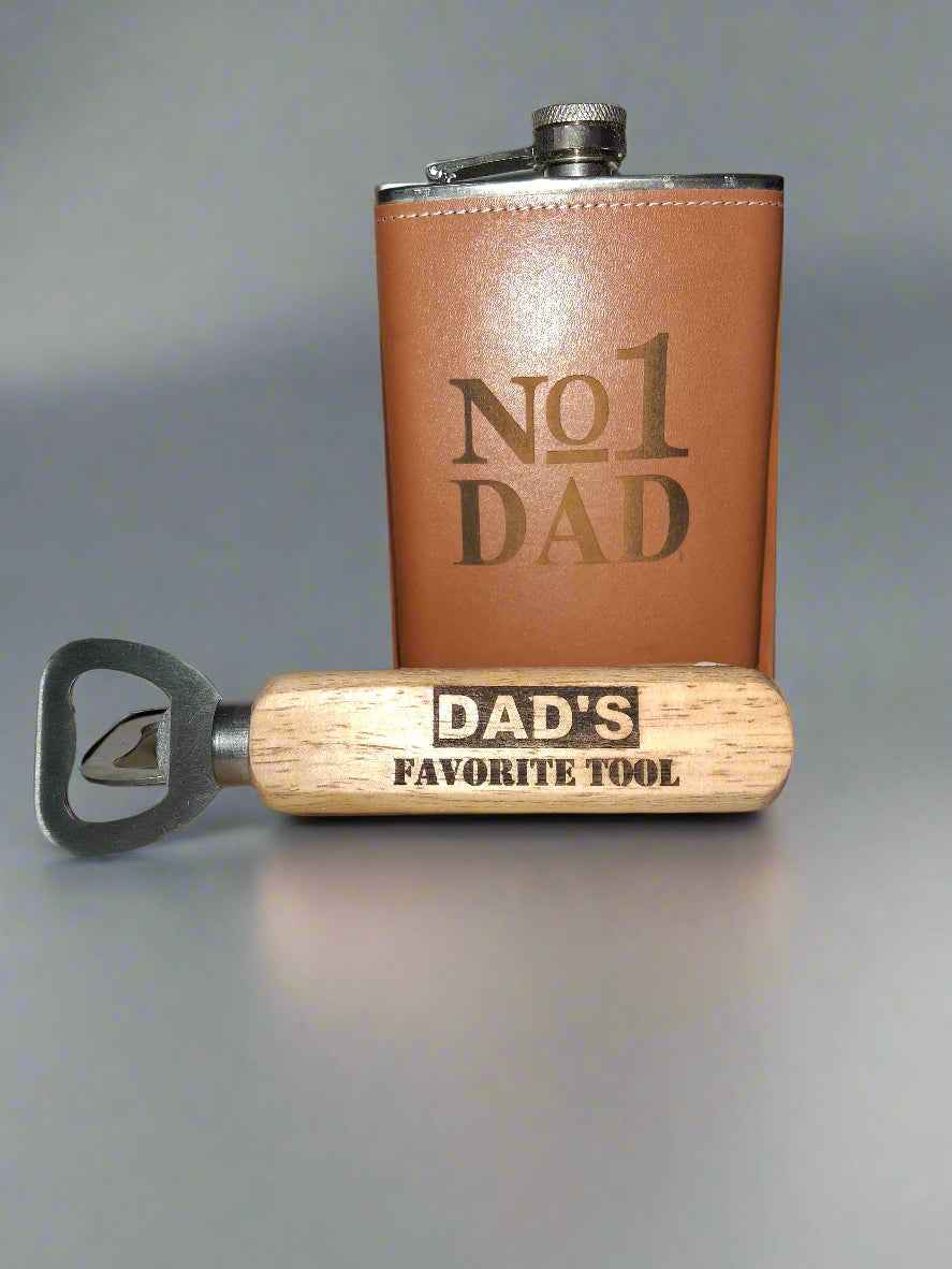 Leather cover stainless steel flask