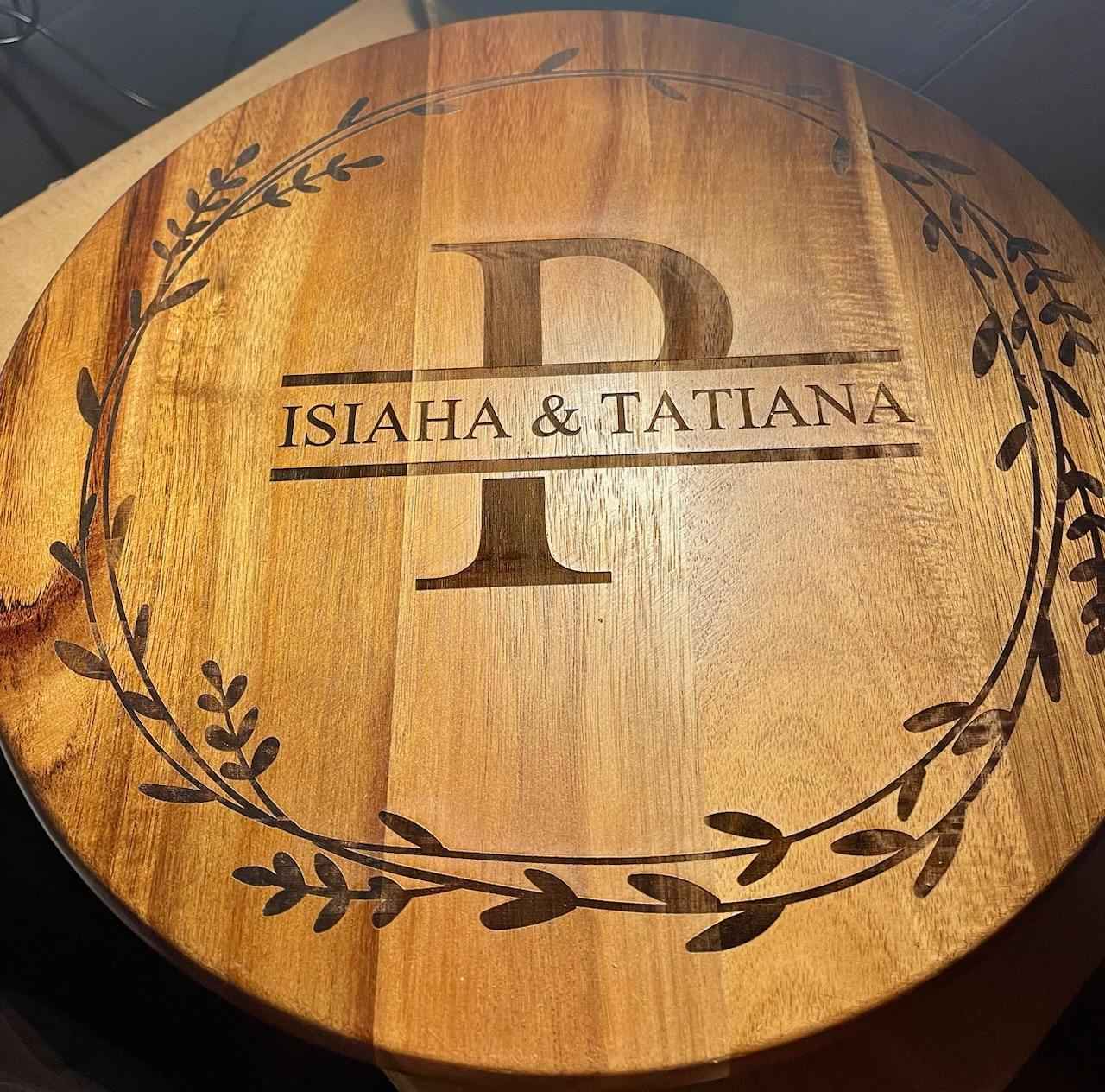 Personalized Lazy Susan for a Customized Dining Experience