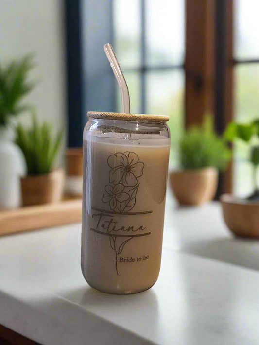 Personalized Glass Tumbler