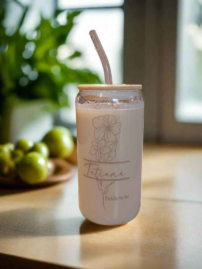 Personalized Glass Tumbler