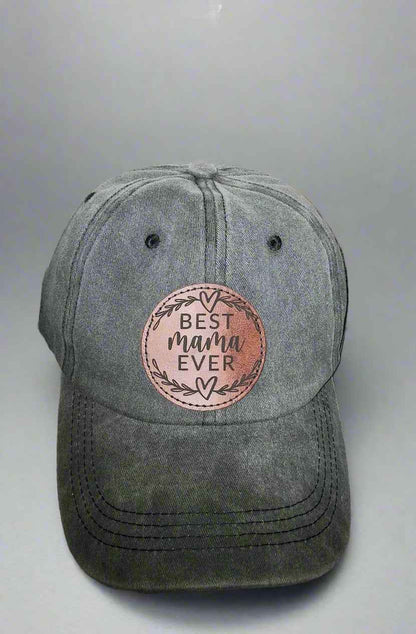 Custom Leather patch hats