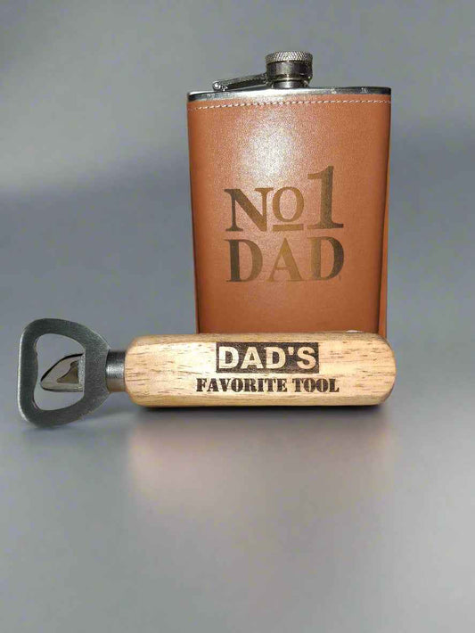 Leather cover stainless steel flask