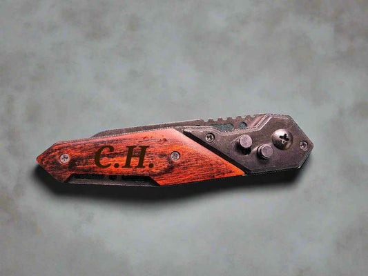 Personalized Wooden Knife