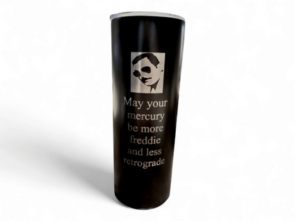 freddy mercury stainless steel tumbler