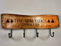 Walnut Live Edge Mug Holder Coat Rack 18x6x1/2 - FREE SHIPPING