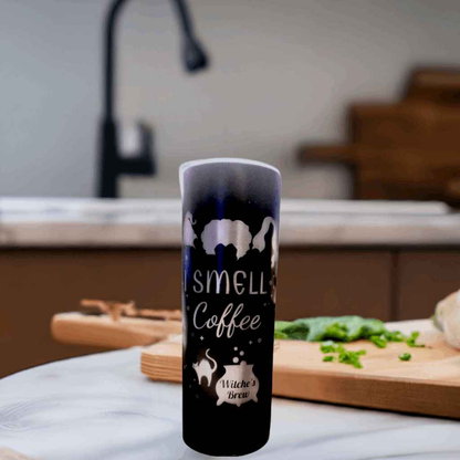 Stainless Steel Powder Coated Hocus Pocus Coffee Tumbler 20oz